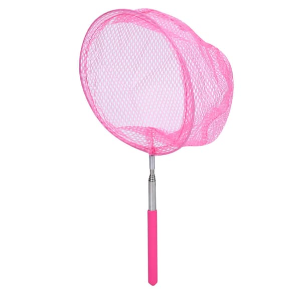 Сачок для бабочек MS 4387(Pink) телескопическая ручка 35см/83см, диаметр 19 см