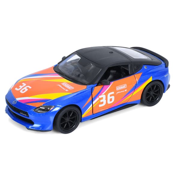 Машинка инерционная 2023 Nissan Fairlady Z KT5443WF(Blue) 1:36, 12 см, открываются двери