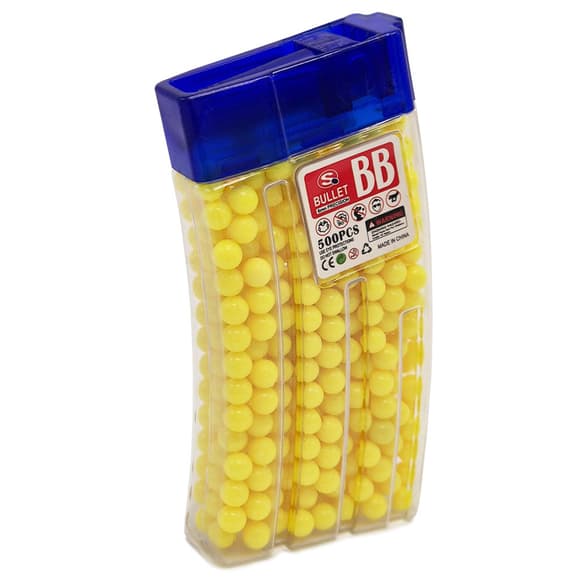 Пульки для детского оружия TD2023133(Yellow) пластик 6 мм, 500 шт