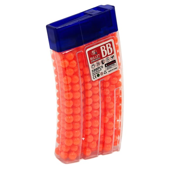 Пульки для детского оружия TD2023133(Orange) пластик 6 мм, 500 шт