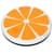 Балансировочный диск MS 4804-1(Orange) текстурная поверхность, 30х4 см
