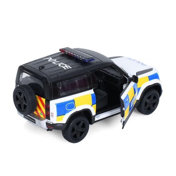 Машинка инерционная Джип Land Rover Defender 90 KT5428WP открываются двери, 1:36