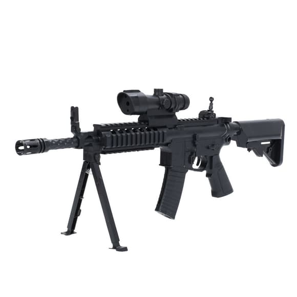 Детский игровой Автомат P3066C 61 см, пластиковые пульки, лазер