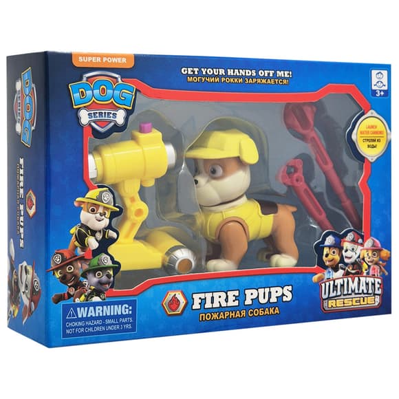 Игровая фигурка героя "Щенячий патруль" PH228(Yellow) механическая пушка, 2 снаряда
