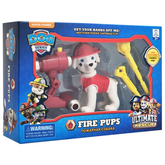 Игровая фигурка героя "Щенячий патруль" PH228(Red) механическая пушка, 2 снаряда