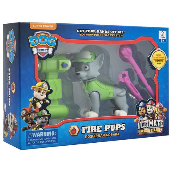 Игровая фигурка героя "Щенячий патруль" PH228(Green) механическая пушка, 2 снаряда