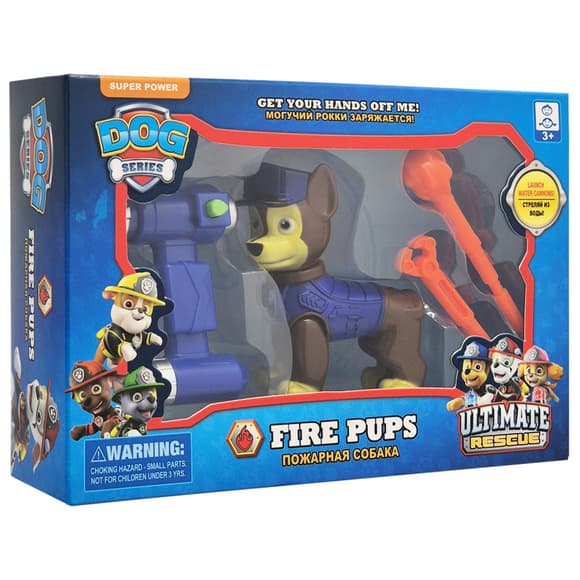 Игровая фигурка героя "Щенячий патруль" PH228(Blue) механическая пушка, 2 сн аряда