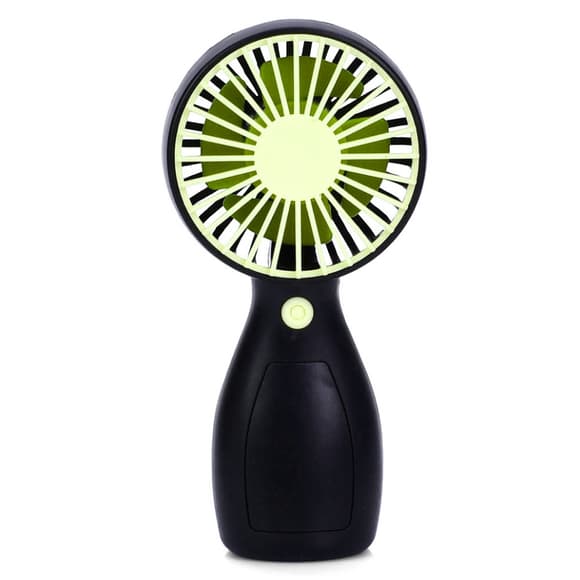 Портативный ручной вентилятор MK 5663-2(Green) 13 см, аккумулятор, USB зарядное
