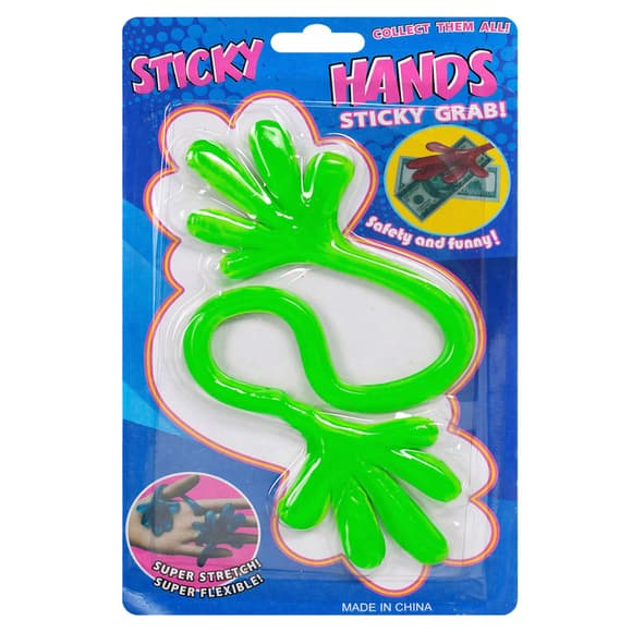 Детская игрушка-липучка в виде руки 1102-1578(Green) тянется