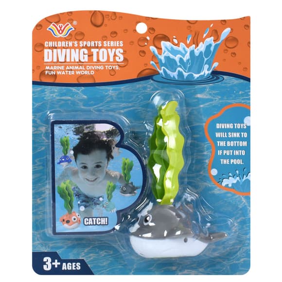 Игрушка для плавания "Морской житель" 777-752BCD(Gray) Diving Toys 13 см