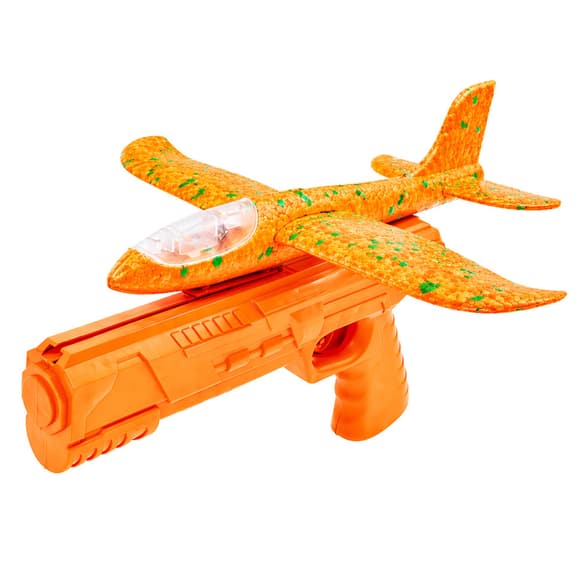 Игровой набор Самолетик на запуске TD202375(Orange) 23 см, со светом