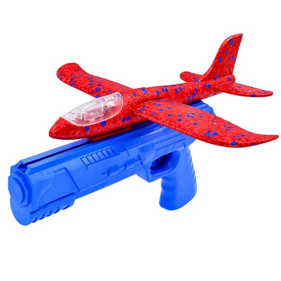 Игровой набор Самолетик на запуске TD202375(Red-Blue) 23 см, со светом