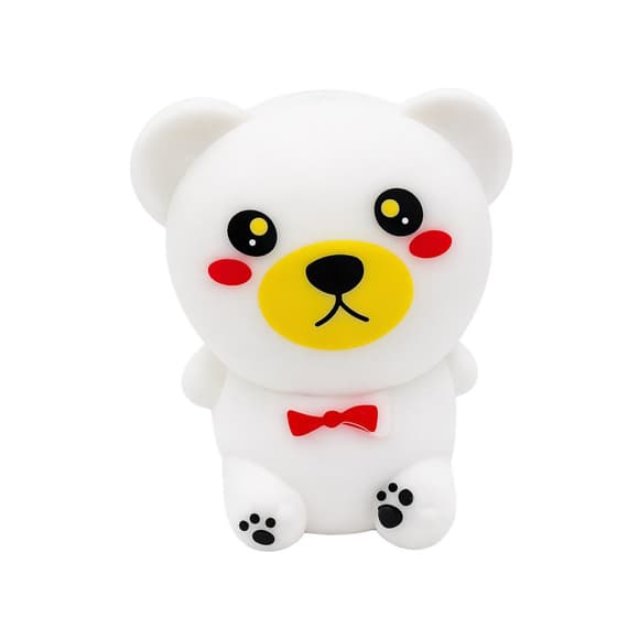 Детская антистресс-игрушка Яркий Мишка sa1673(White) 6 см