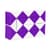 Головоломка Змейка Рубика IGR67(Violet) маленькая 3,5x5,5 см, двухцветная