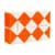 Головоломка Змійка Рубіка IGR67(Orange) маленька 3,5x5,5 см, двокольорова