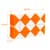 Головоломка Змійка Рубіка IGR67(Orange) маленька 3,5x5,5 см, двокольорова