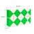 Головоломка Змейка Рубика IGR67(Green) маленькая 3,5x5,5 см, двухцветная