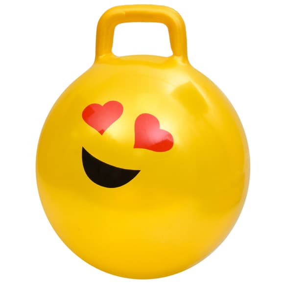 Мяч для фитнеса Смайл MS 4856(Yellow) 45 см, с ручкой, 300 г