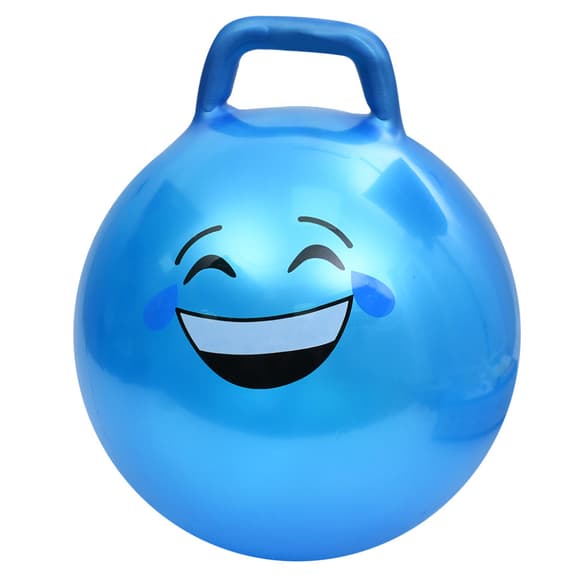 Мяч для фитнеса Смайл MS 4856(Blue) 45 см, с ручкой, 300 г