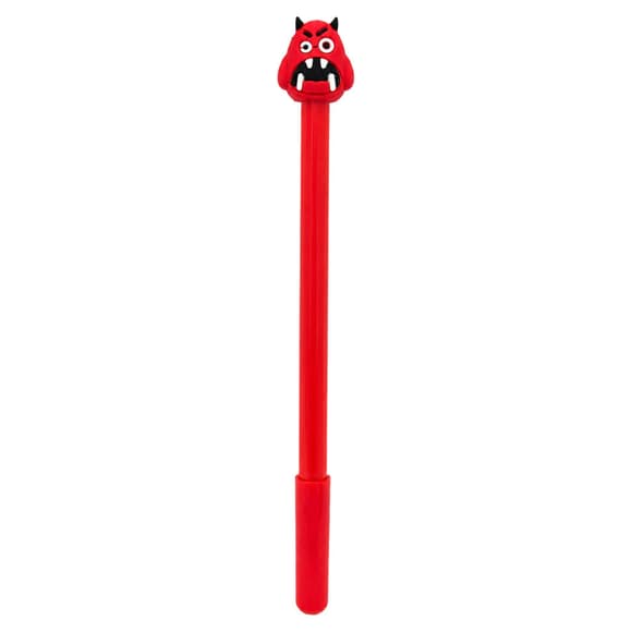 Детская гелевая ручка "Horror" A082(Red) синий, 16,5 см
