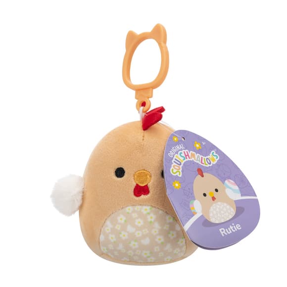 М'яка іграшка на кліпсі Півник Руті Squishmallows SQCP00465, 9 см