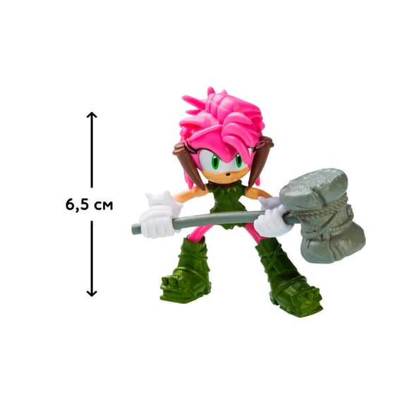 Ігрова фігурка Емі зі зброєю Sonic Prime SON2010D, 6,5 см