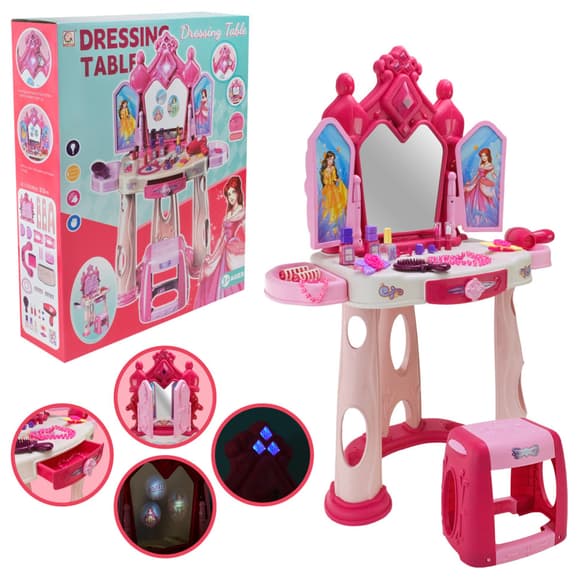 Ігровий набір Трюмо Dressing Table 1195 з аксесуарами, світло, музика
