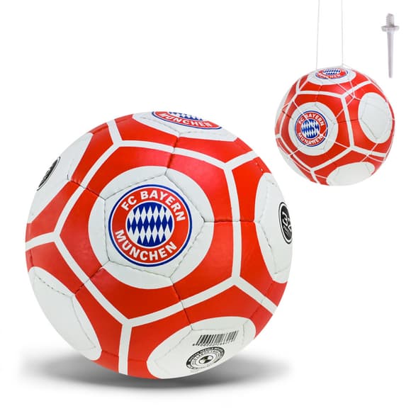 Мяч футбольный FC BAYERN MUNCHEN FP081 №5, PU 420 грамм, 32 панели, сетка+игла в комплекте