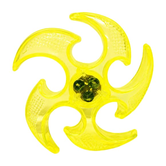 Летающий бумеранг SB2306(Yellow) резина, со светом, 15 см, в пакете
