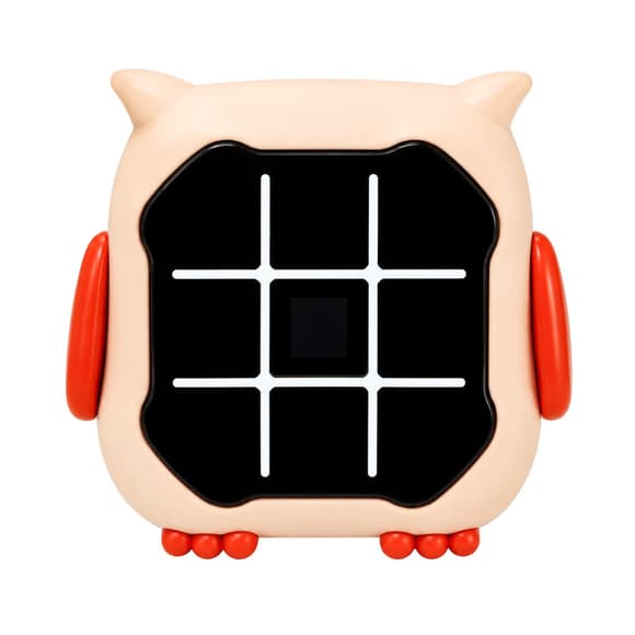 Детская игра "Нажимай быстро: Сова" Tic-Tac-Toe G66-6 со светом и звуком