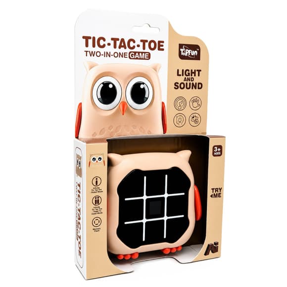 Детская игра "Нажимай быстро: Сова" Tic-Tac-Toe G66-6 со светом и звуком