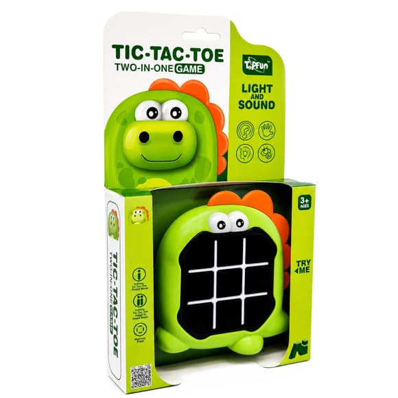 Детская игра "Нажимай быстро: Динозавр" Tic-Tac-Toe G66-5 со светом и звуком
