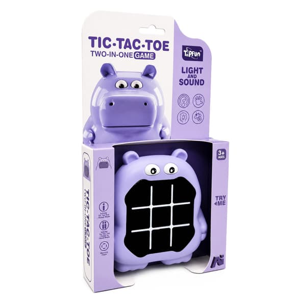 Детская игра "Нажимай быстро: Бегемот" Tic-Tac-Toe G66-4 со светом и звуком