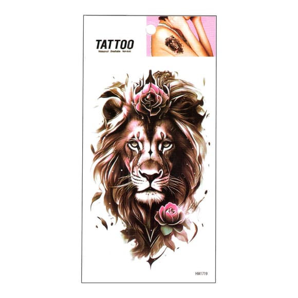 Временная татуировка "Лев Tattoo" 1020-HM1719