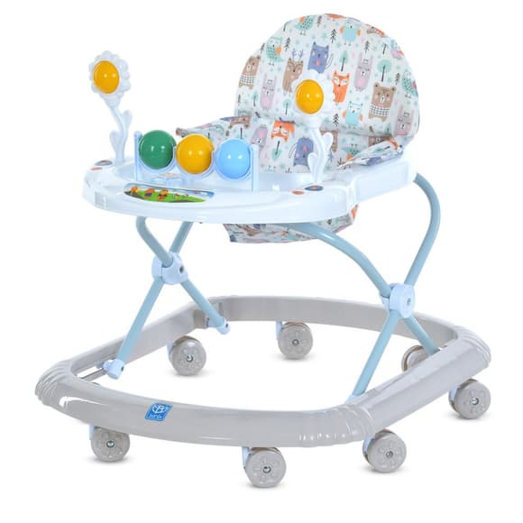 Дитячі Ходунки M 5033-1(Grey) з музикою, колеса 8 шт