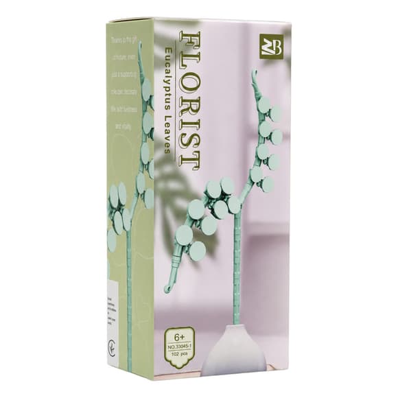 Дитячий конструктор Eucalyptus Leaves 33045-1 серії "Florist", 102 деталі