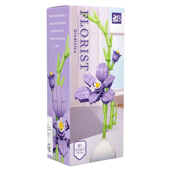 Дитячий конструктор Gladiolus 33045-11 серії "Florist", 122 деталі