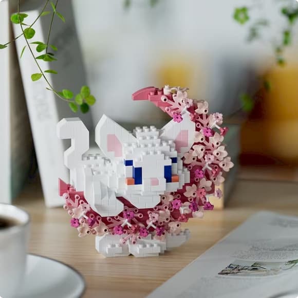 Дитячий конструктор Білий кіт 8980 серії "Cute Moon", 484 деталі