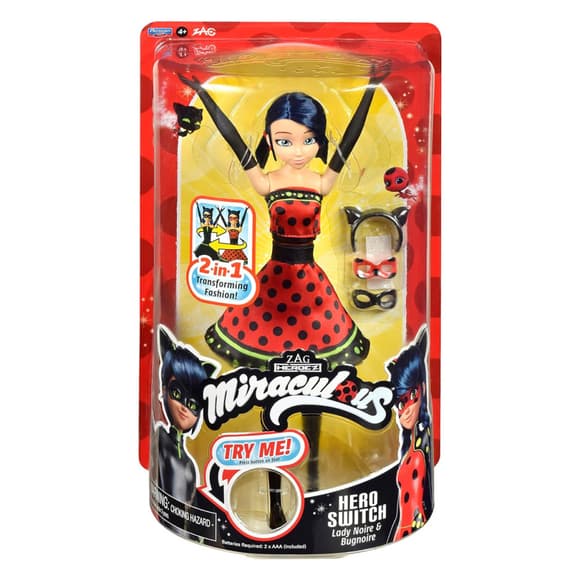Інтерактивна лялька "Леді Баг та Супер-Кіт" Miraculous 50414 дизайнерське перетворення