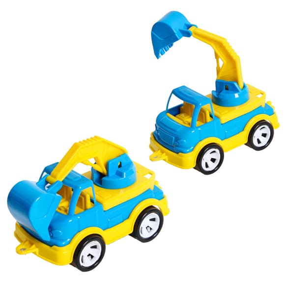 Дитячий екскаватор "Mini Matik" 002/4BMS(Blue) рухома стріла, 13,5 см