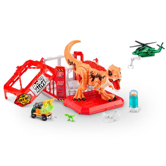 Інтерактивний ігровий набір "Втеча динозавра" Pets & Robo Alive 71127 зі звуком