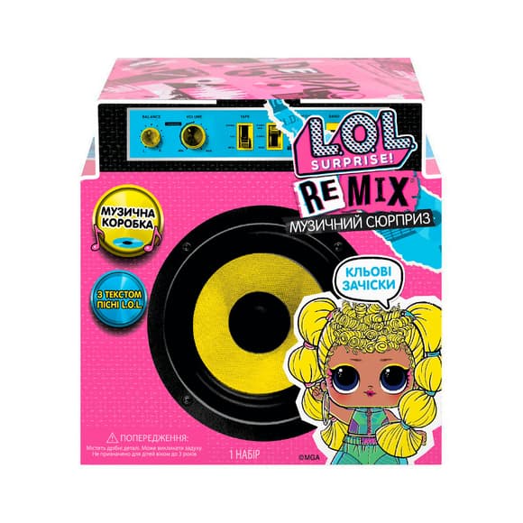 Игровой набор L.O.L SURPRISE! W1 серии Remix Hairflip - Музыкальный сюрприз