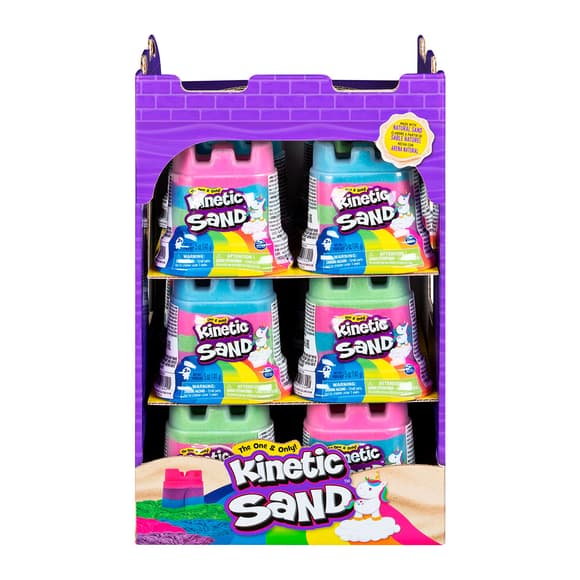 Песок для детского творчества - KINETIC SAND МИНИ-КРЕПОСТЬ (разноцветный, 141 g)