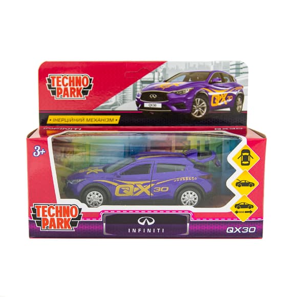 Автомодель GLAMCAR - INFINITI QX30 (фіолетовий)