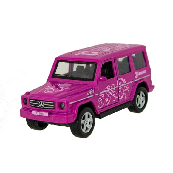 Автомодель GLAMCAR - MERCEDES-BENZ G-CLASS (фіолетовий)