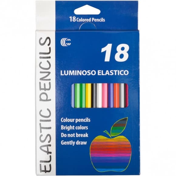 УЦІНКА! Олівець 18 кольорів Luminoso elastico "С" CR755-18-UC