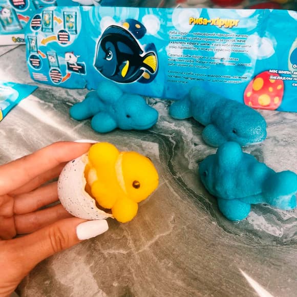 Растущая игрушка в яйце «Ocean Eggs» - Повелители океанов и морей