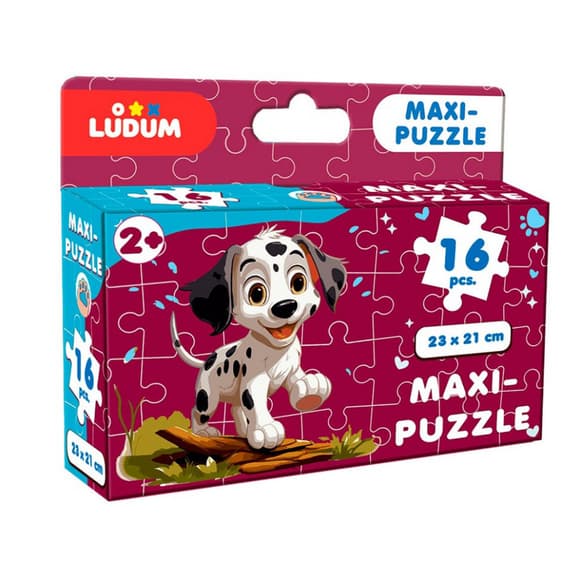 УЦІНКА! Пазл дитячий Maxi-Puzzle "Пісик 2" Ludum ME5032-07-UC 16 елементів