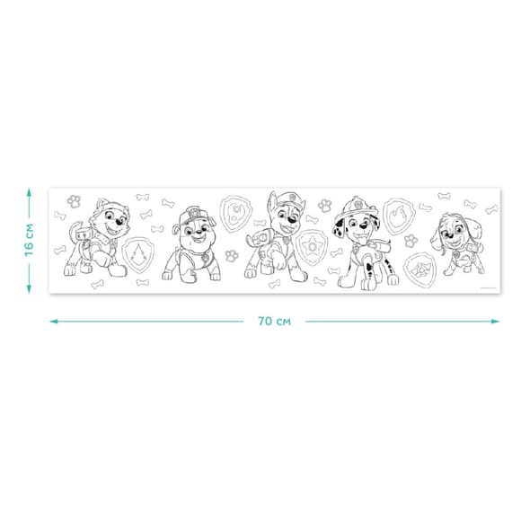 УЦІНКА! Розмальовка дитяча Paw Patrol Друзі DoDo Toys 200192-UC 70х16 см
