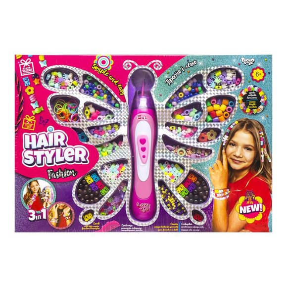 УЦІНКА!!! Набір креативної творчості "Hair Styler. Fashion" Danko Toys HS-01-01-UC верстат для плетіння
